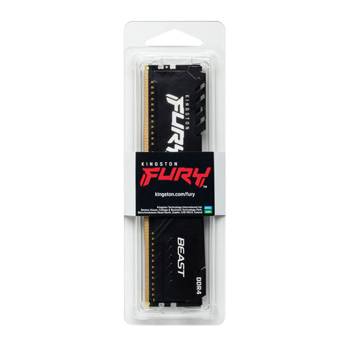 Kingston Technology FURY 16GB 3200MT/s DDR4 CL16 DIMM 1Gx8 Beast Black Kingston Technology FURY 16GB 3200MT/s DDR4 CL16 DIMM 1Gx8 Beast Black